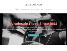 Tablet Screenshot of leafglass.com